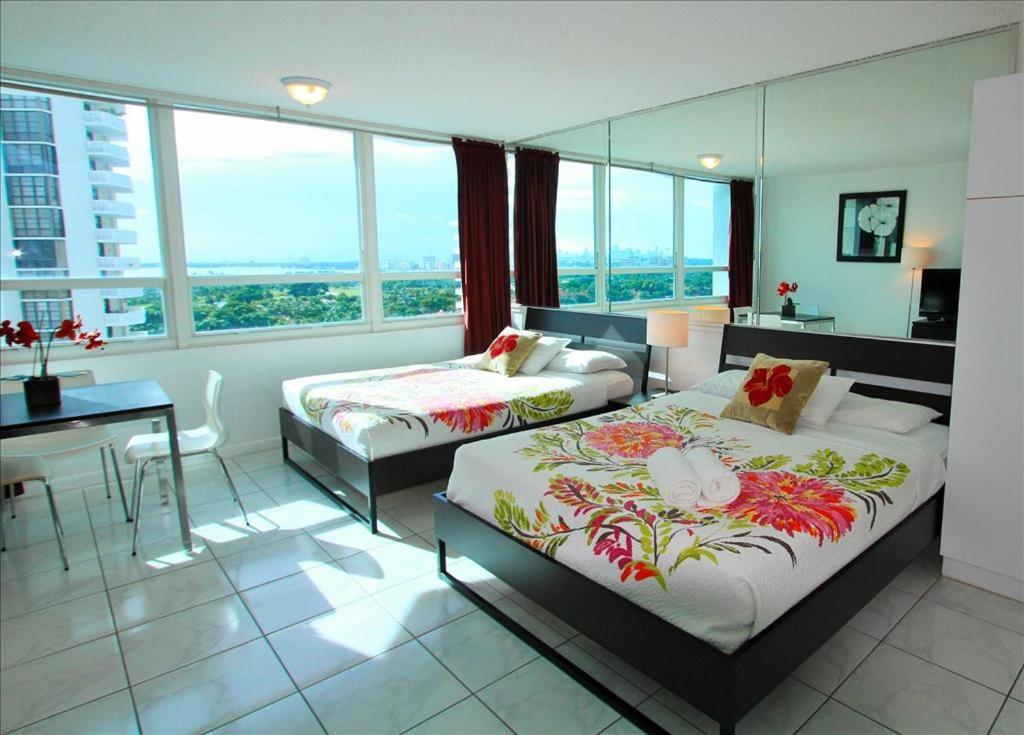 Castle 1118 Studio Bayview Direct Beach Access, Tennis, Pool, Restaurants, Free Parking Miami Beach Exterior foto
